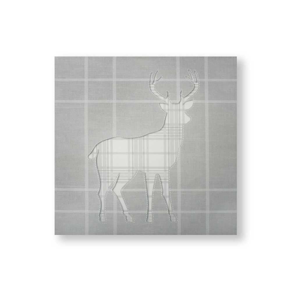 Tartan Stag Silhouette Wall Art - 107236_FRONT_TARTAN STAG SILHOUETTE_01.jpg