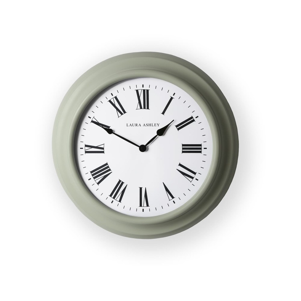 Brookvale Sage Leaf Green Large Station Clock