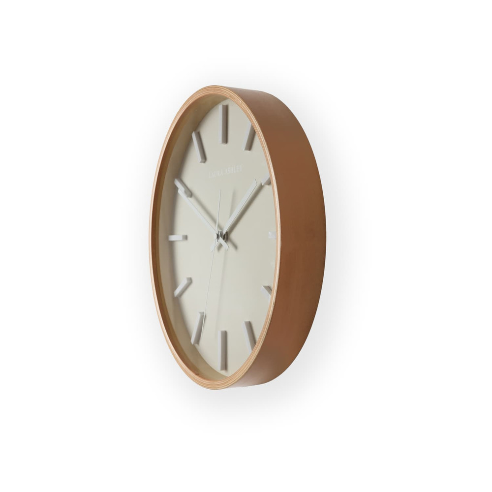Mounton Pale Dove Grey Wooden Clock