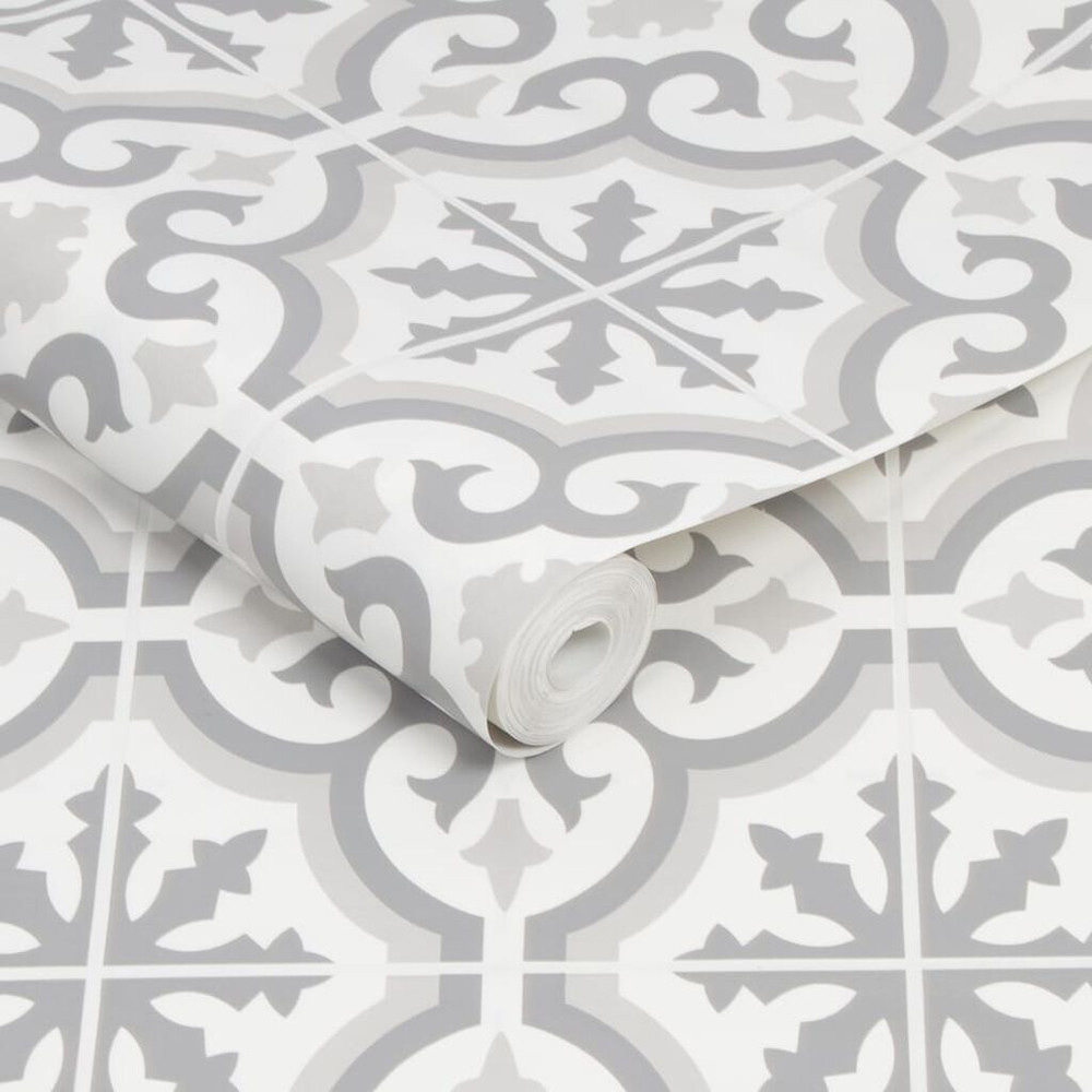 grecian grey wallpaper