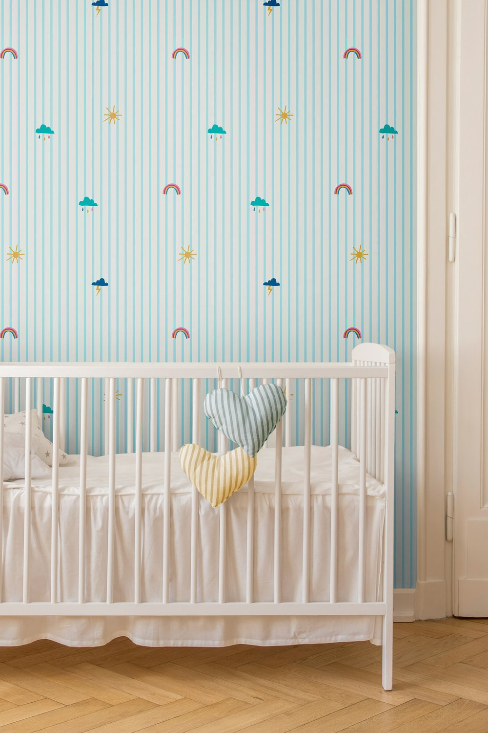Joules Whatever the Weather Icons Haze Blue Wallpaper