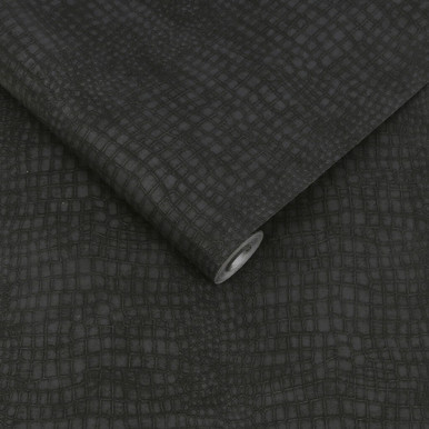Crocodile Black Wallpaper