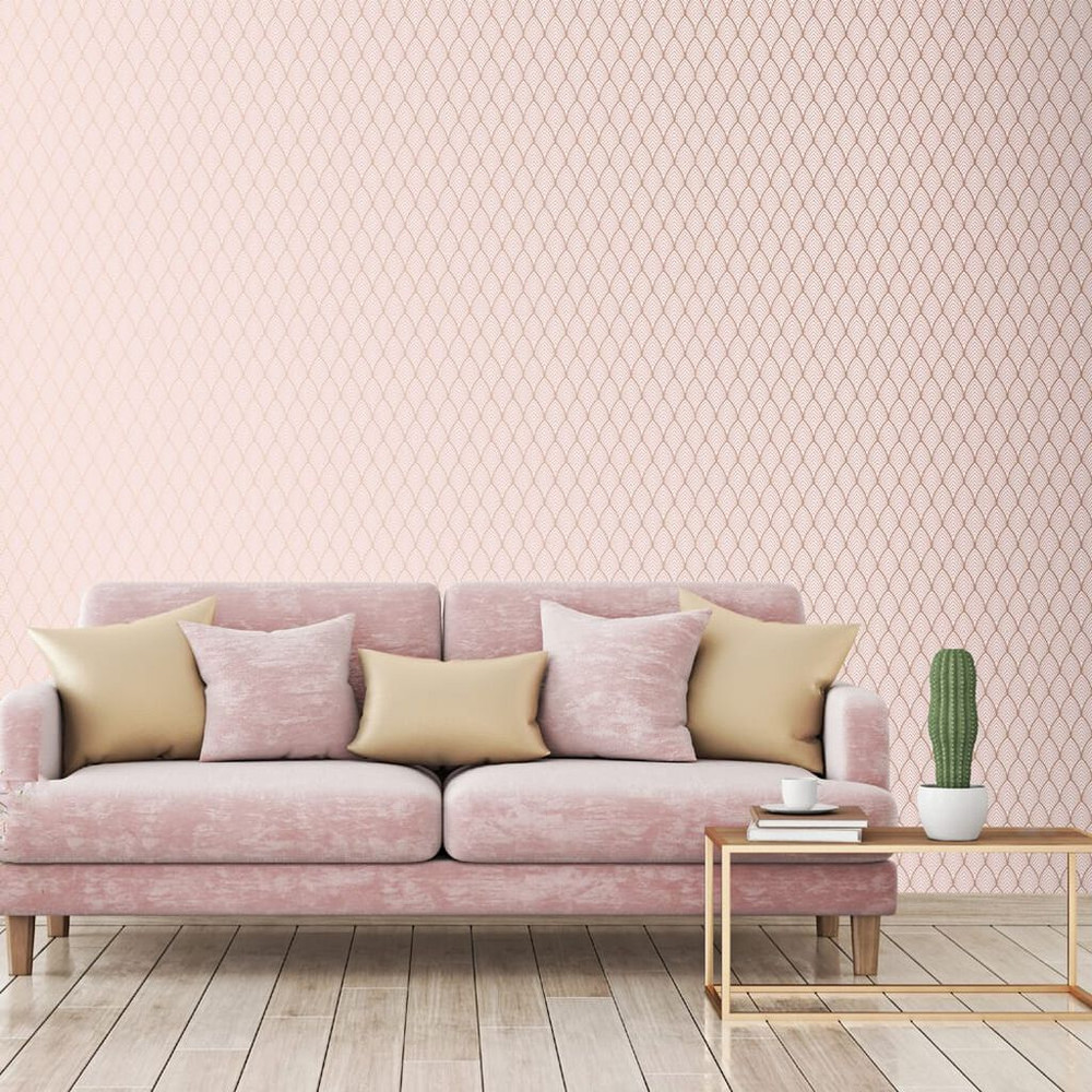 bercy pink wallpaper