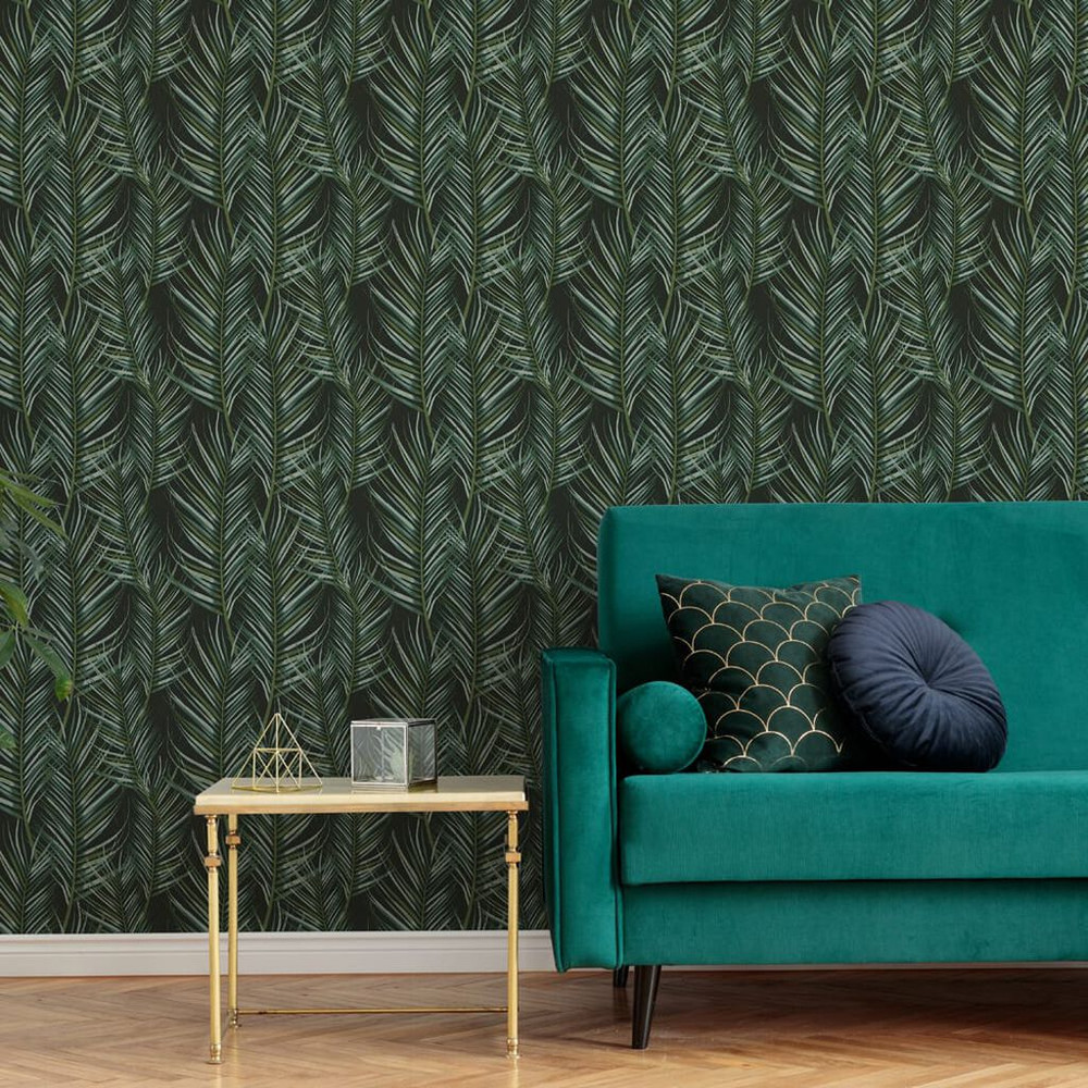Transform Palm Black Wallpaper