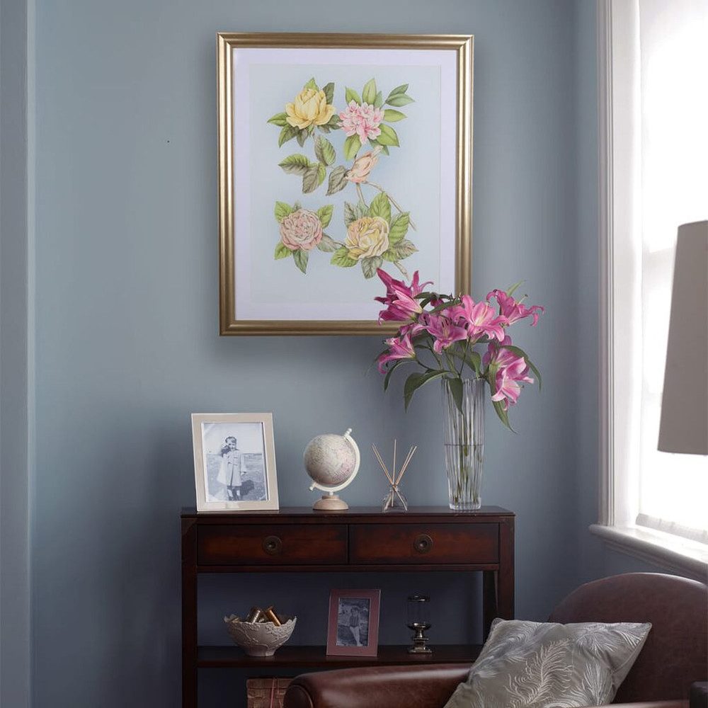 Roisin Seaspray White Leaf Framed Print