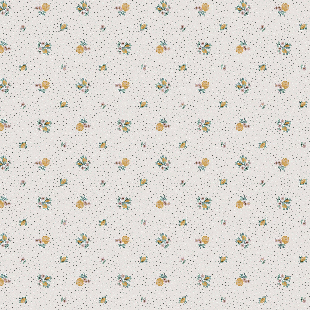 Laura Ashley Claudia’s Friend Pale Ochre Yellow Wallpaper
