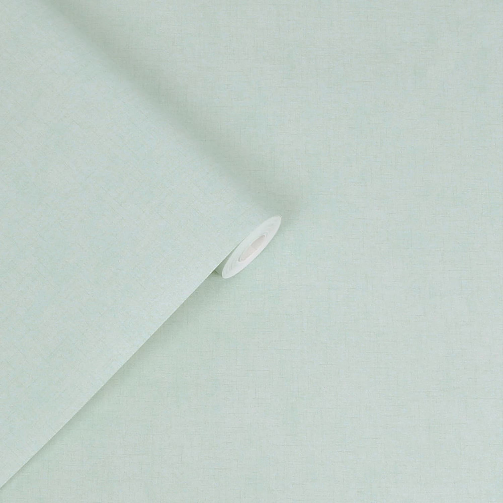 Laura Ashley Plain Duck Egg Wallpaper