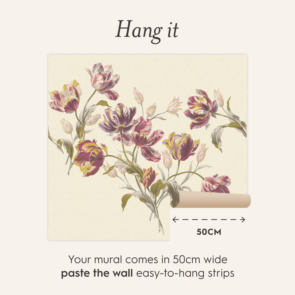 Laura Ashley Gosford Red Bespoke Mural