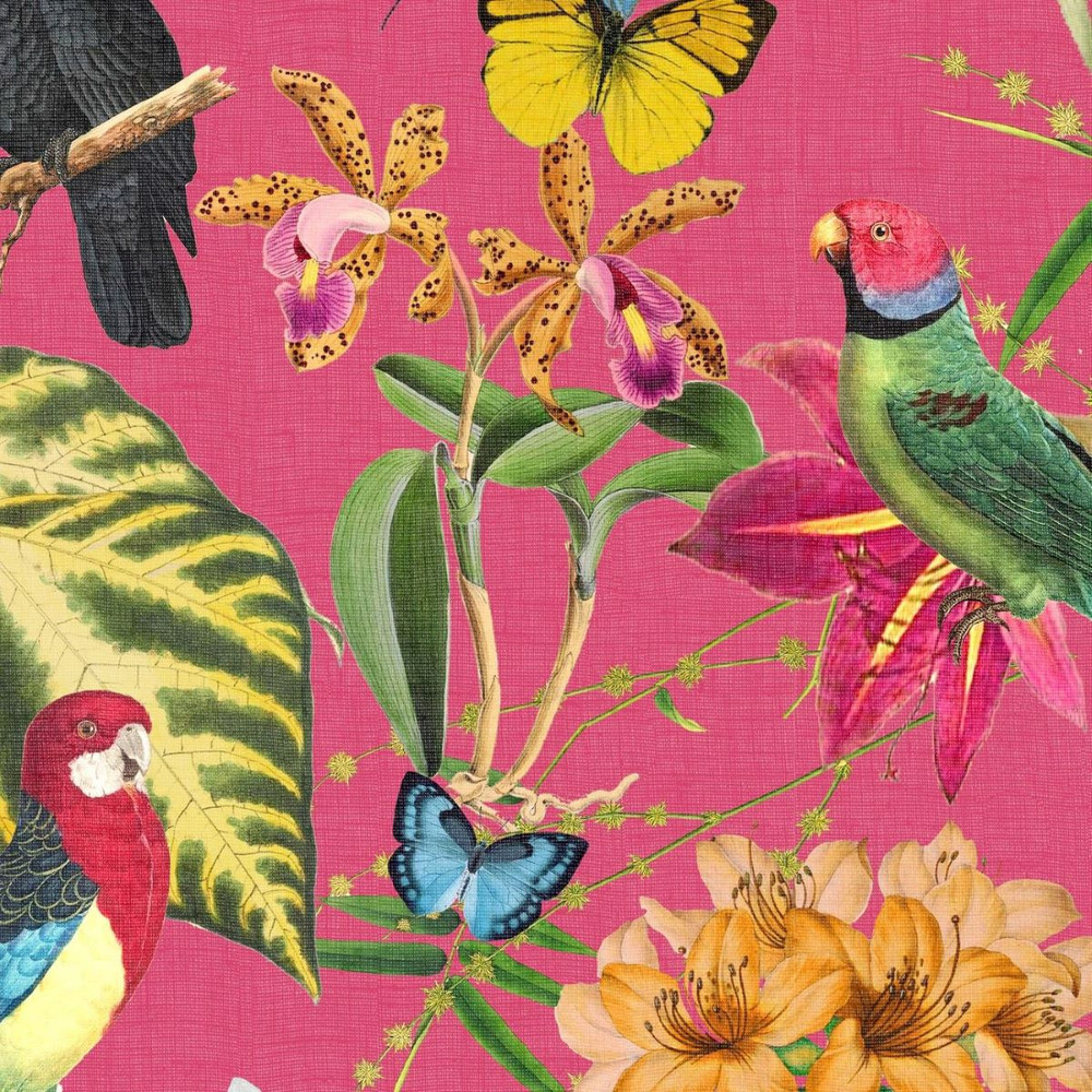 Paradiso Hot Pink Wallpaper
