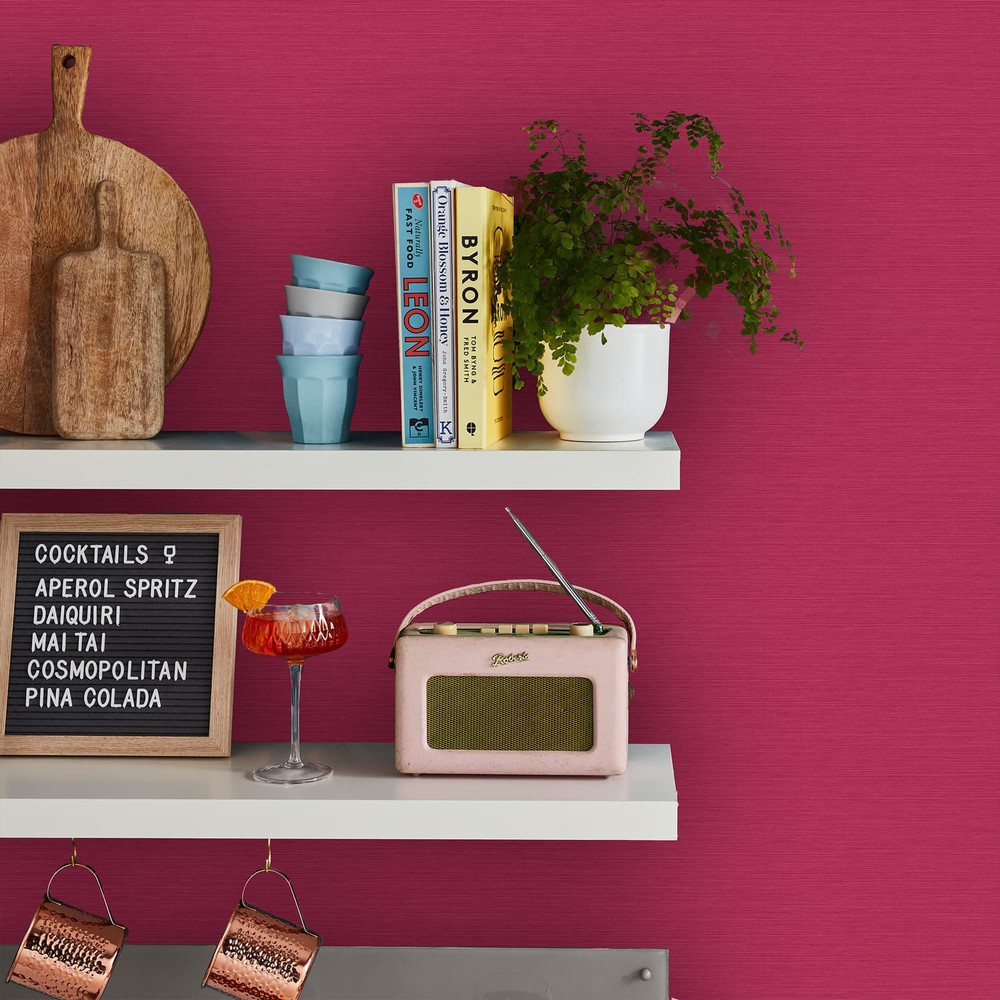 Stitch Please Hot Pink Wallpaper