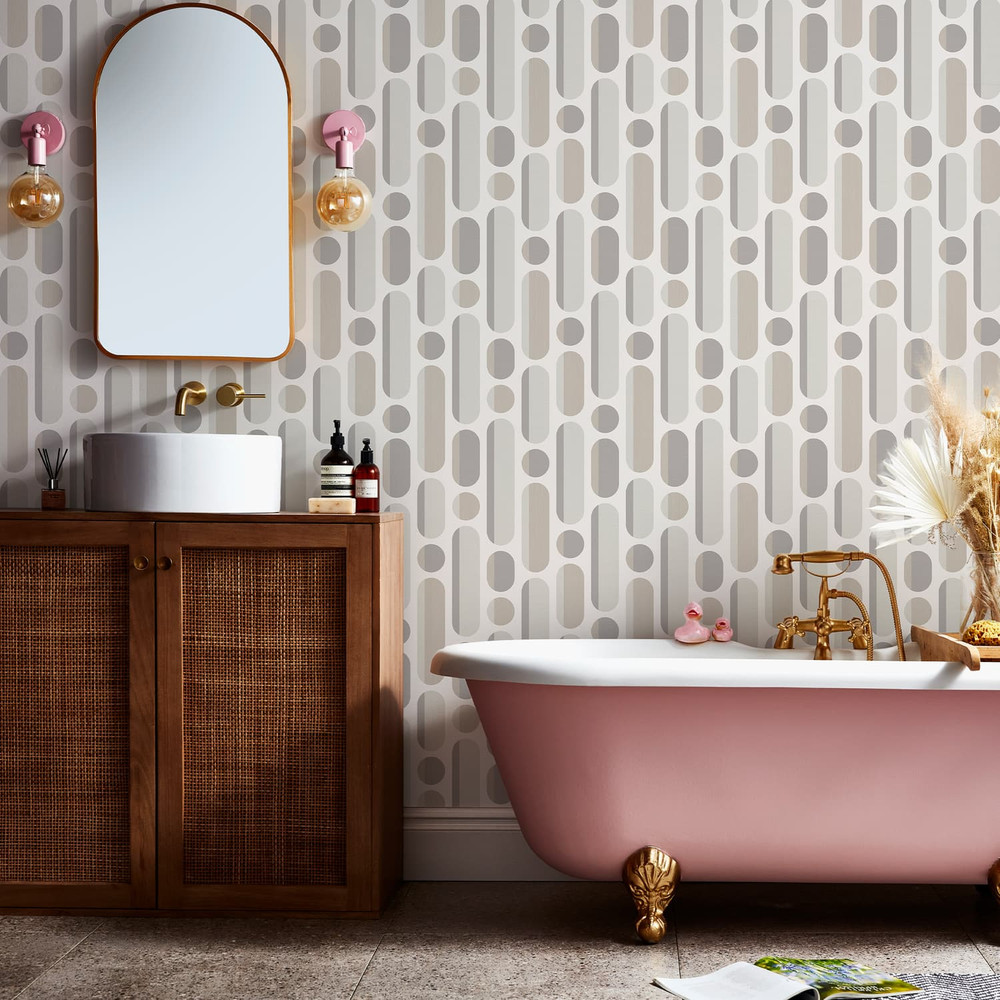 Morse Neutrals Wallpaper