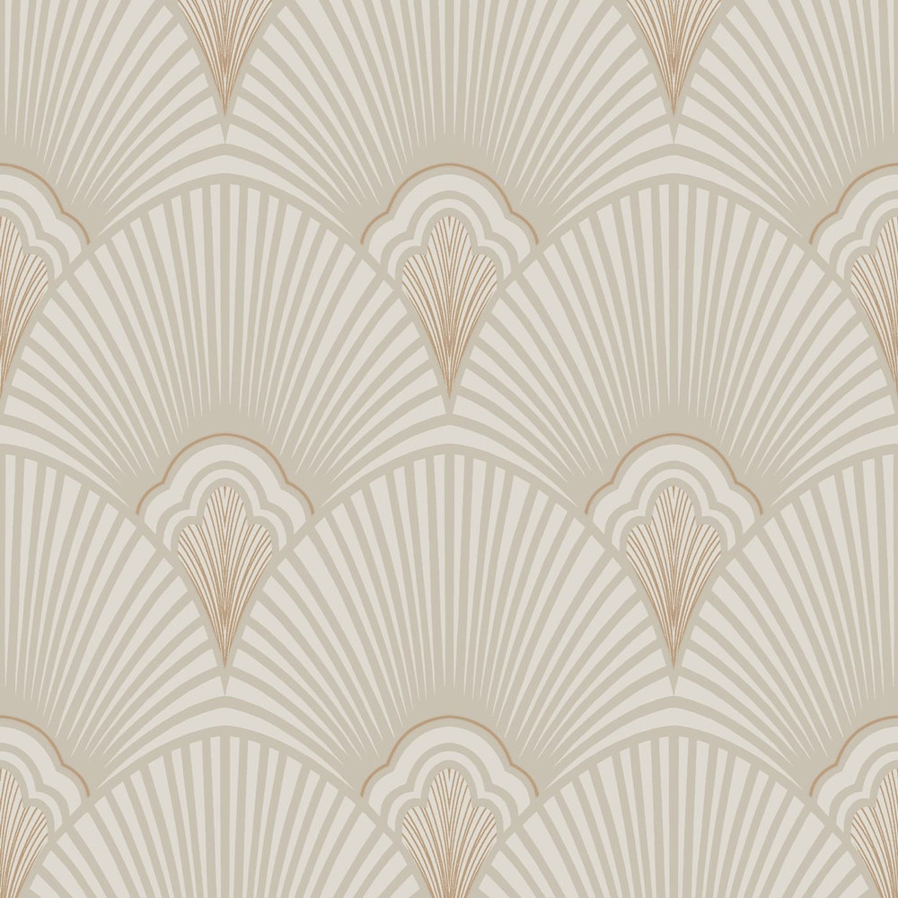 Art Deco Neutral Wallpaper