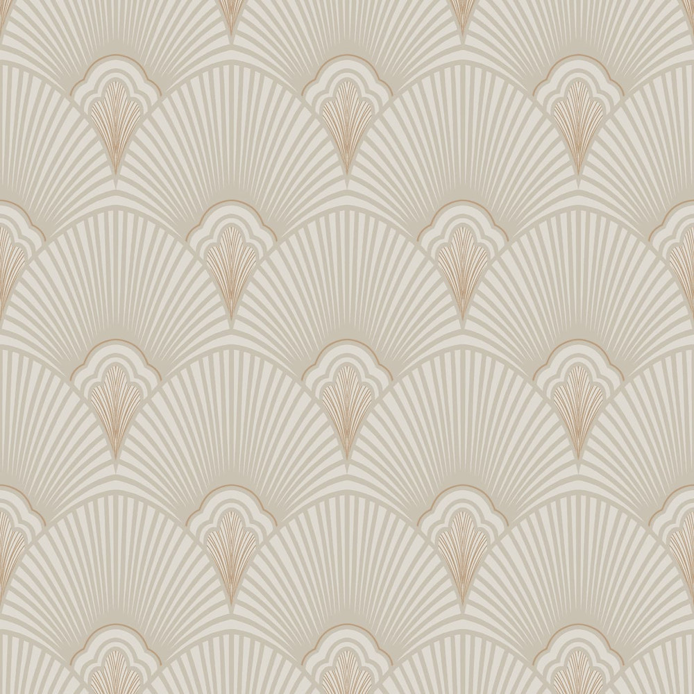 Art Deco Neutral Wallpaper