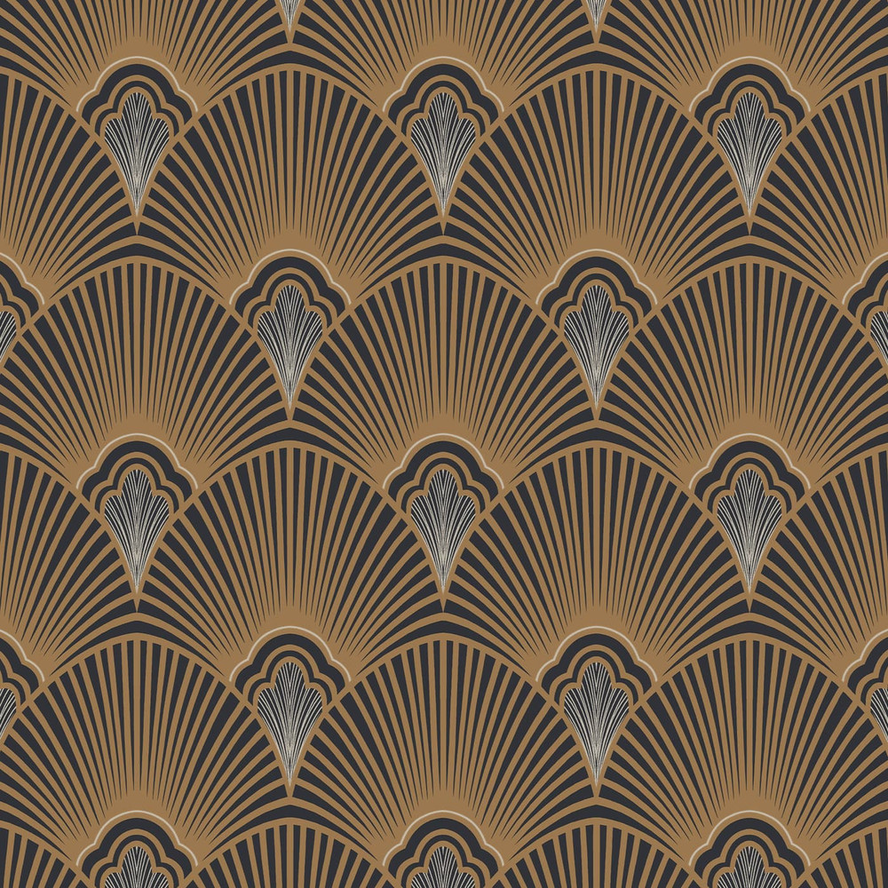 Art Deco Black Wallpaper