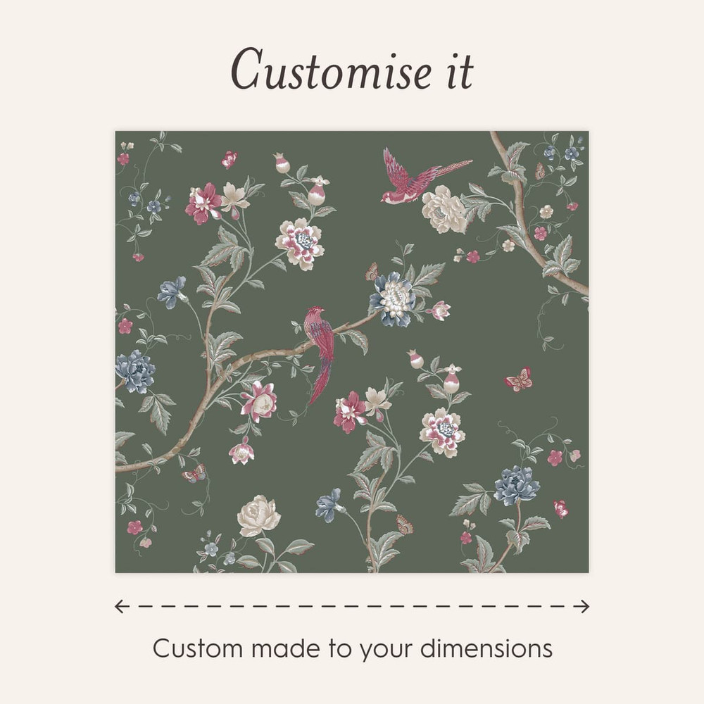 Laura Ashley Summer Palace Fern Green Bespoke Mural