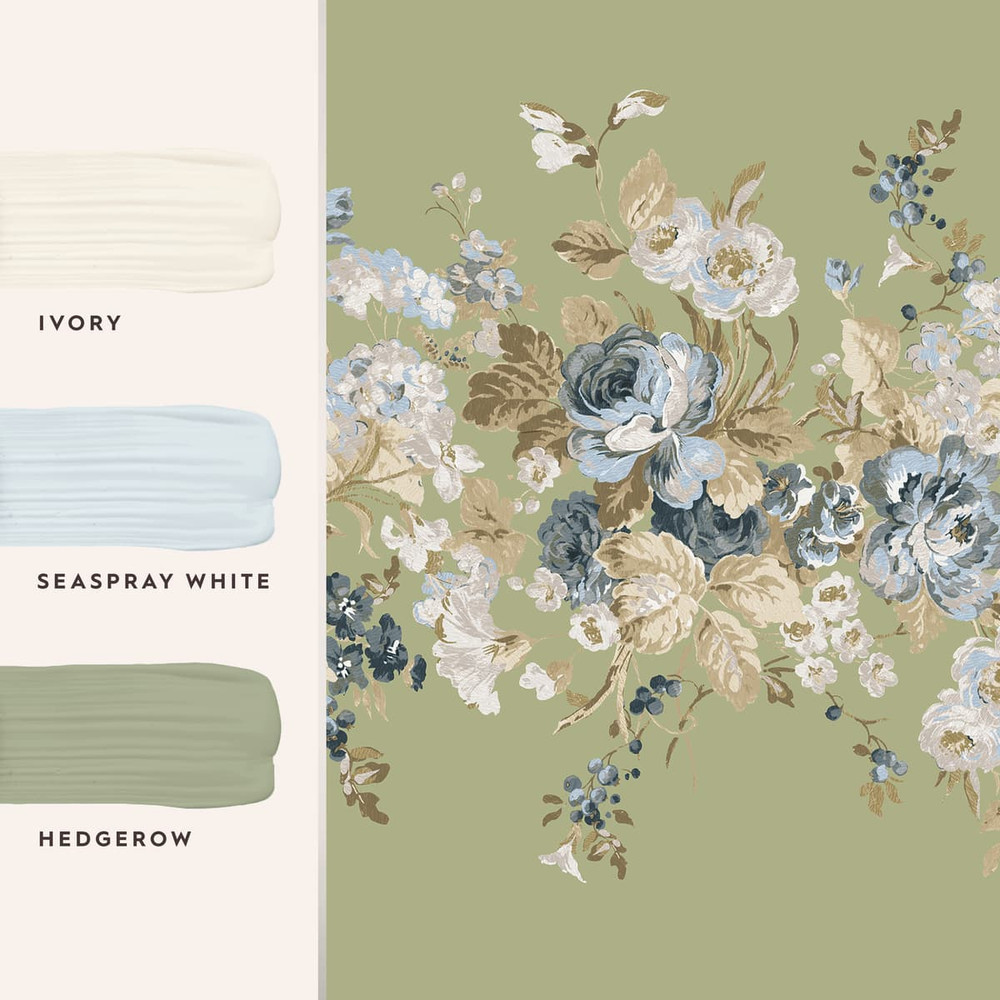 Laura Ashley Rosemore Hedgerow Bespoke Mural