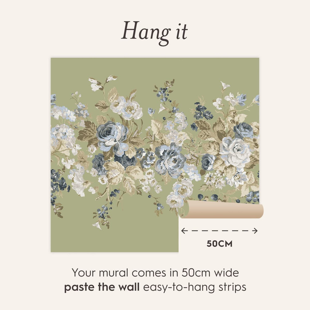 Laura Ashley Rosemore Hedgerow Bespoke Mural