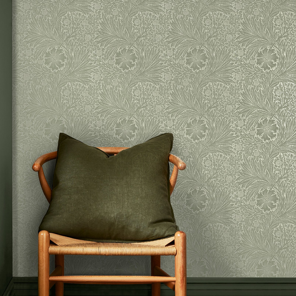 Marigold Fibrous Sage Wallpaper - 124256_ROOMSET_MARIGOLD FIBROUS SAGE_01.jpg