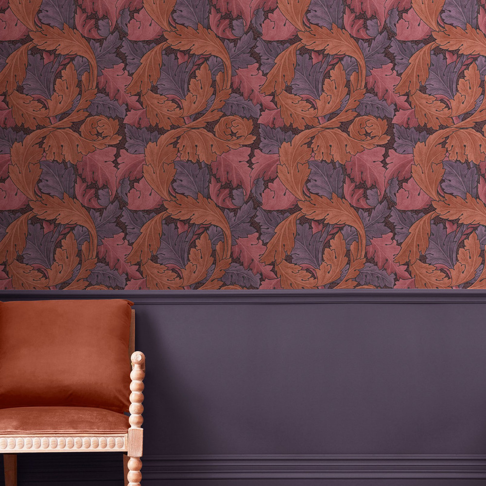 Acanthus Plum Wallpaper - 124223_ROOMSET_ACANTHUS PLUM_01.jpg