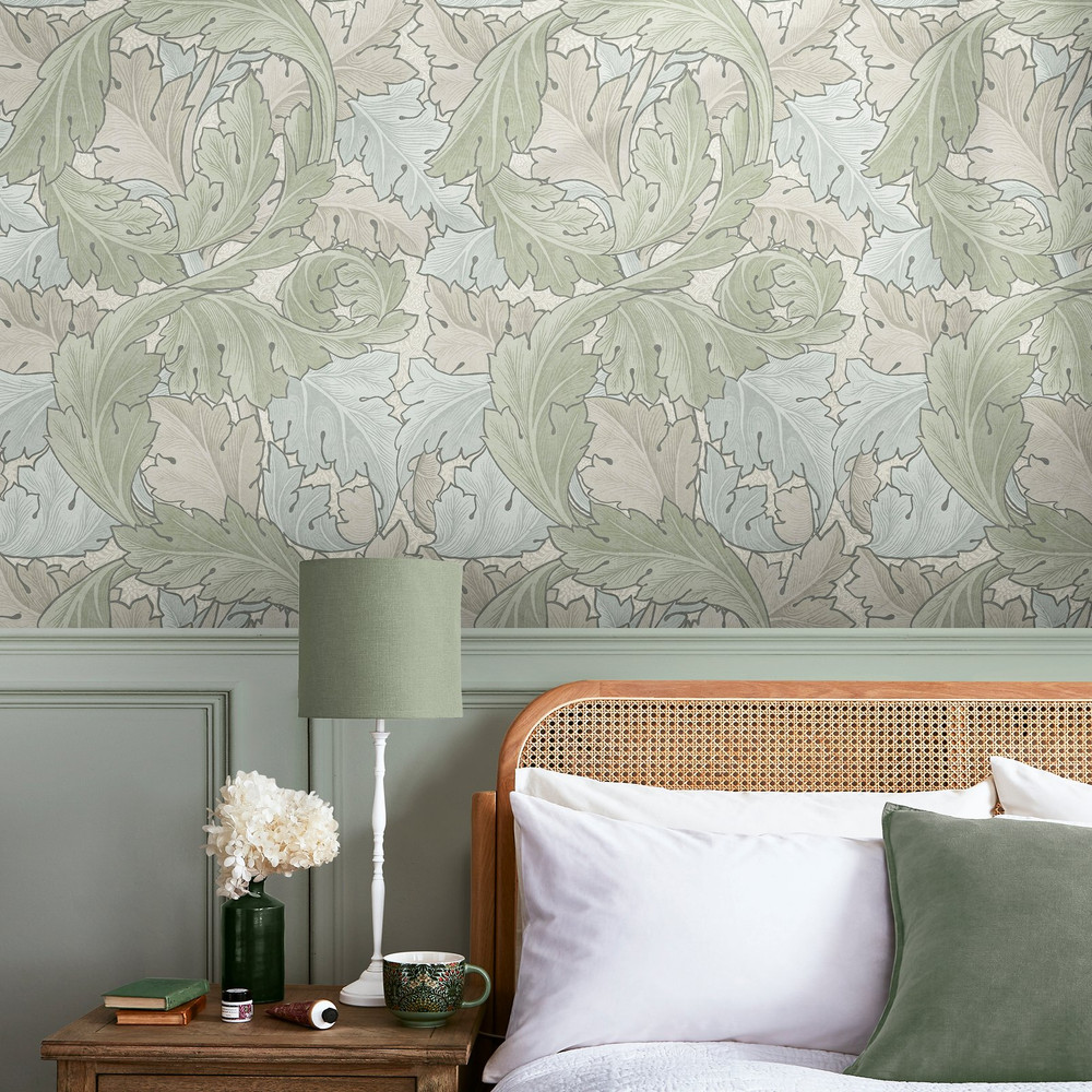 Acanthus Sage & Duck Egg Wallpaper - 124228_ROOMSET_ACANTHUS SAGE & DUCK EGG_01.jpg