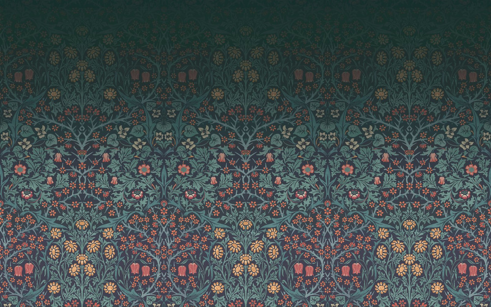 Blackthorn Navy Bespoke Mural