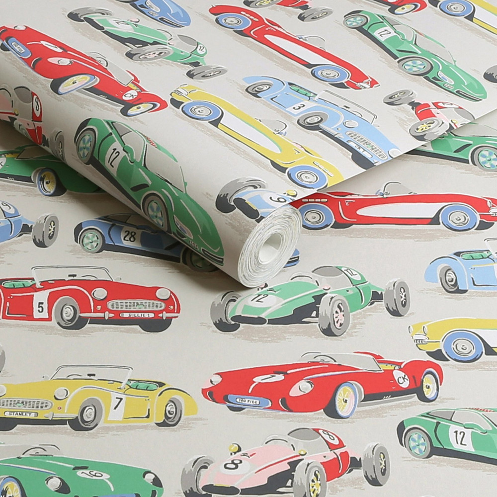 Cath Kidston Vintage Cars Wallpaper