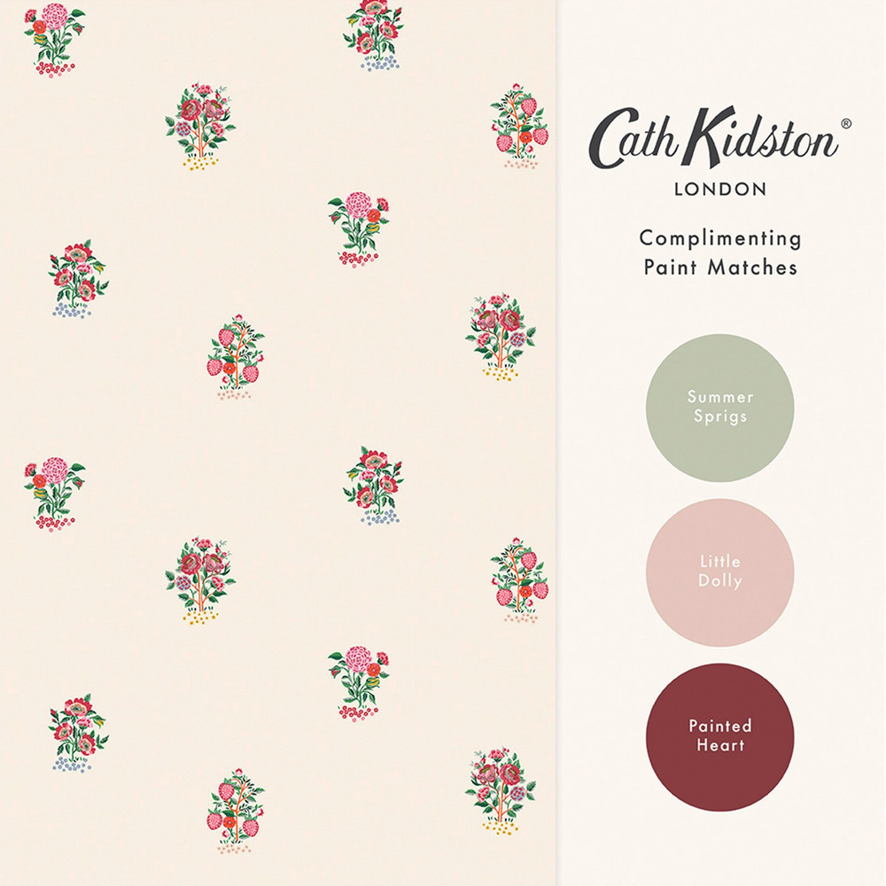 Cath Kidston Kingdom Posey Rose Wallpaper