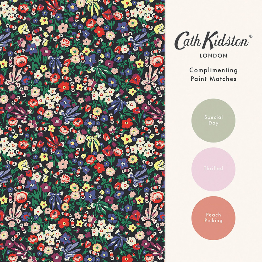 Cath Kidston Harmony Ditsy Night Wallpaper