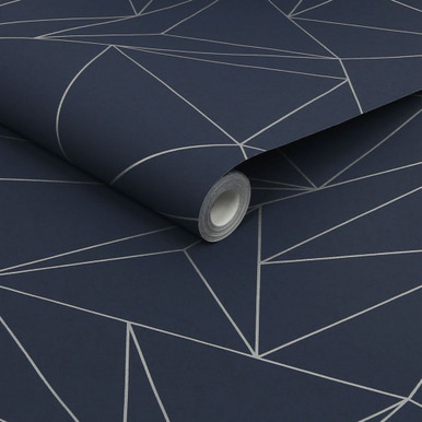 next scatter geo navy wallpaper