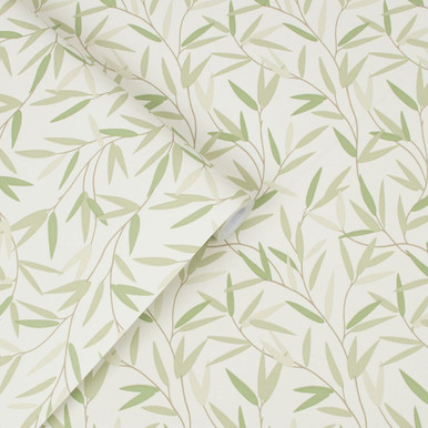 Laura Ashley Willow Leaf Hedgerow Wallpaper