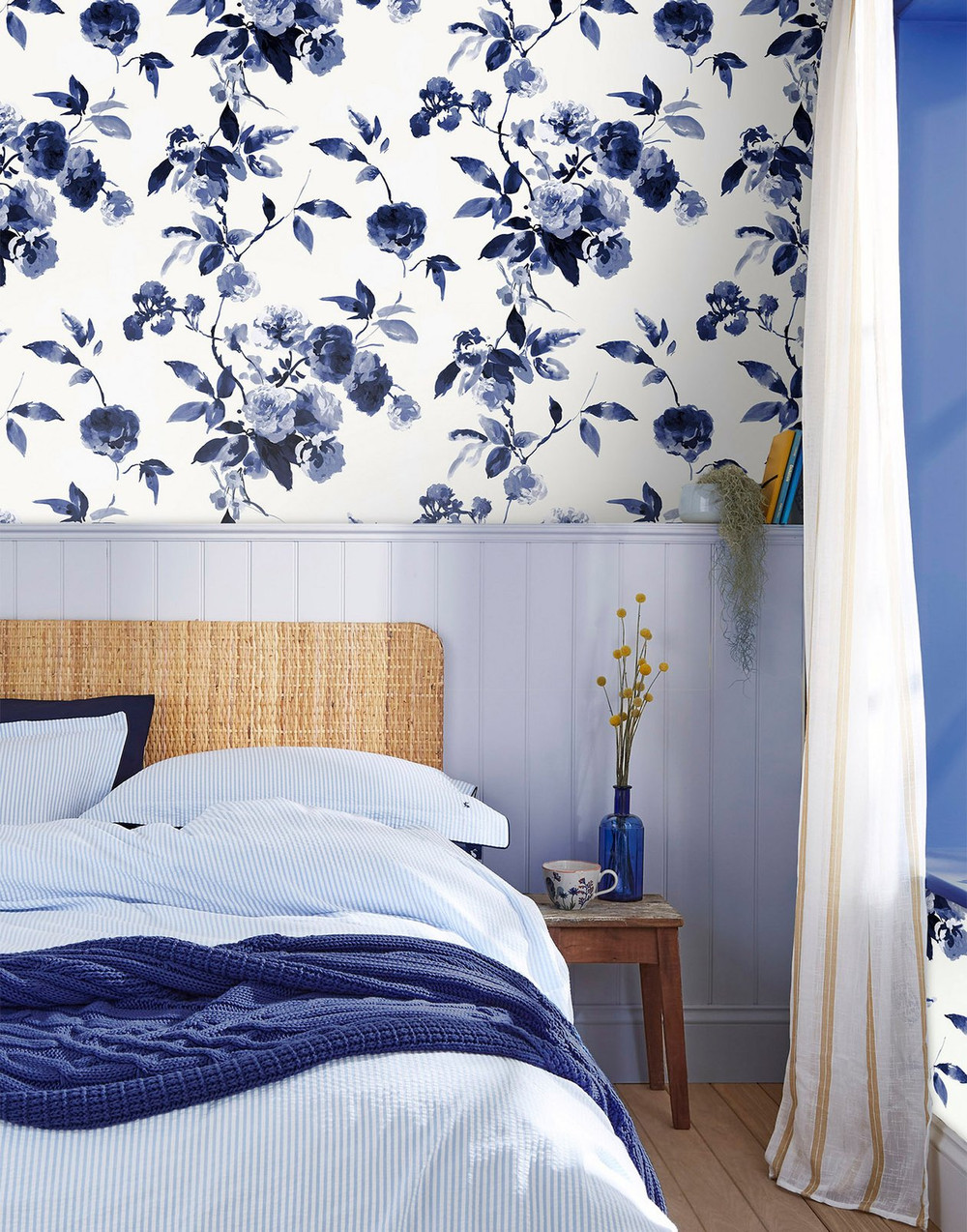 Joules Boho Bloom Creme Wallpaper