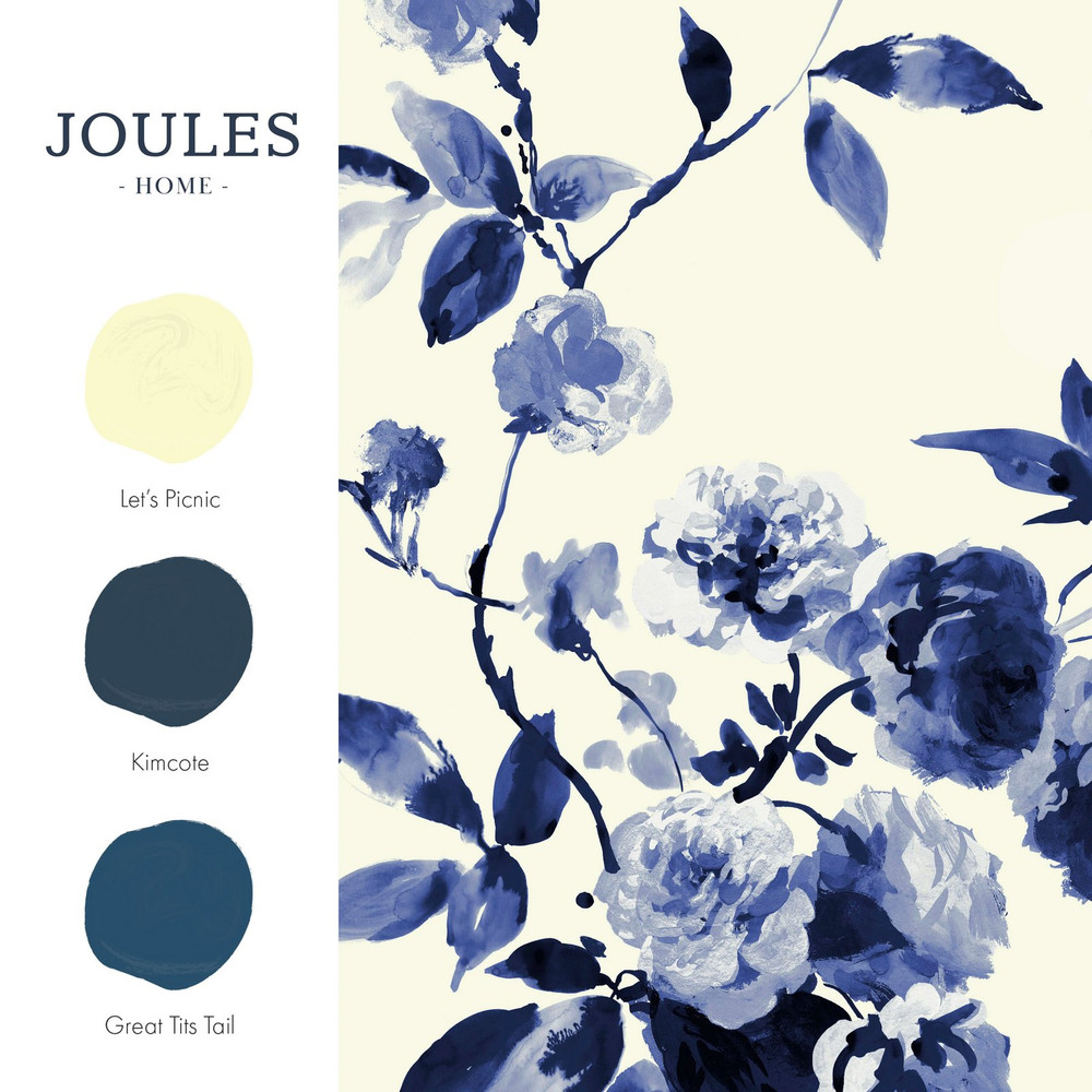 Joules Boho Bloom Creme Wallpaper