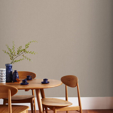 chenille beige and gold wallpaper