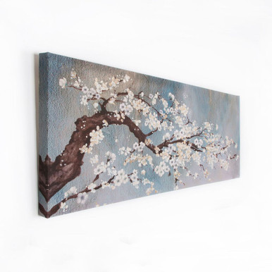 classic orchid printed canvas wall art