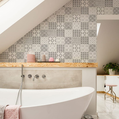 porches grey wallpaper