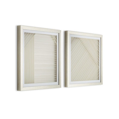 linear luxe framed art