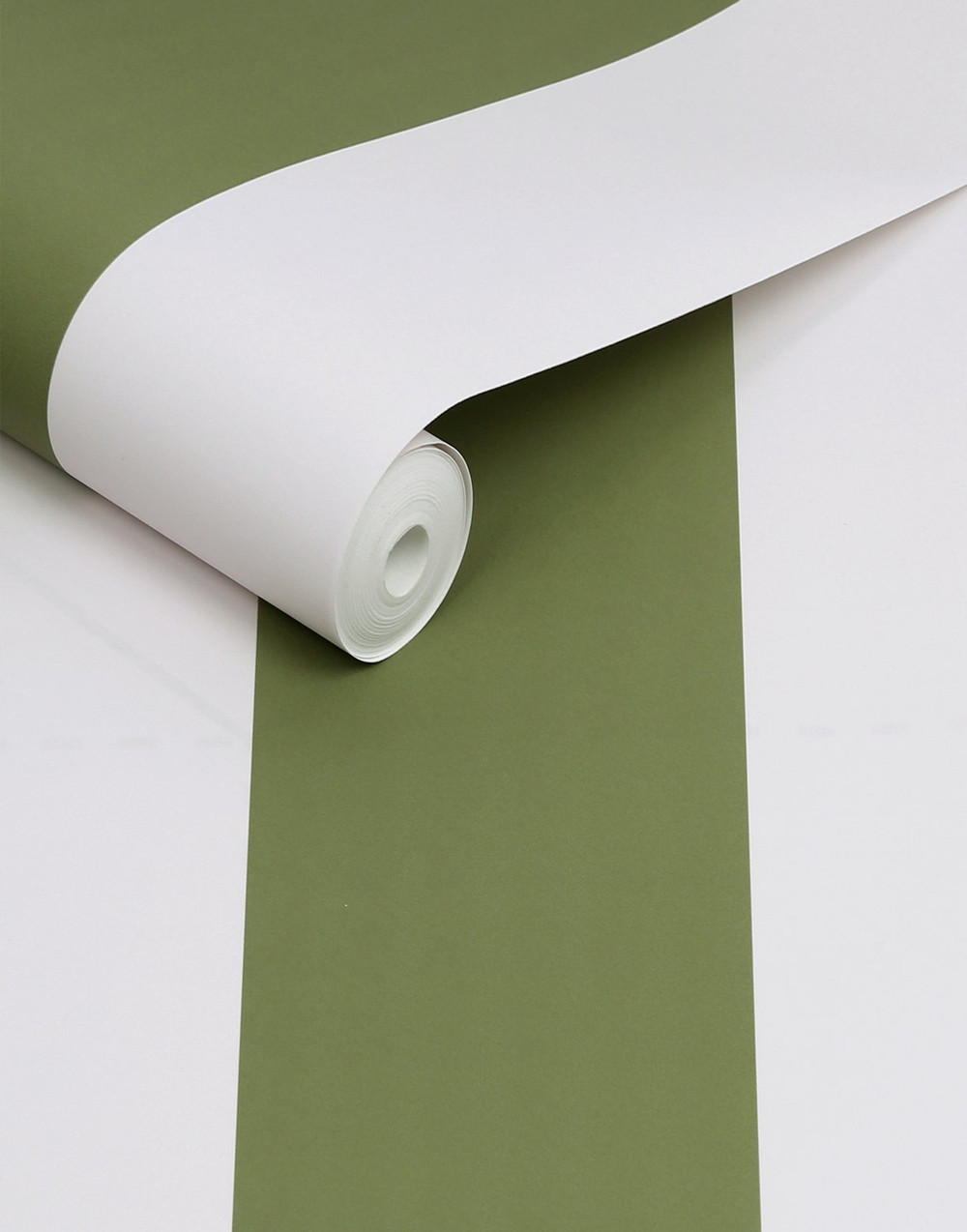 Joules Harborough Stripe Olive Green Wallpaper