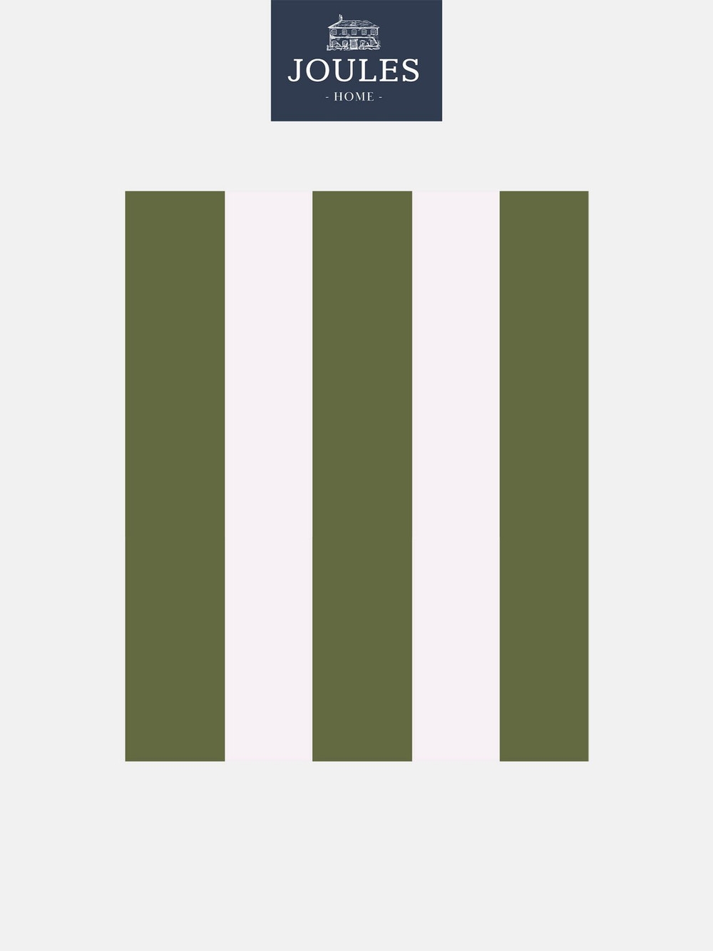 Joules Harborough Stripe Olive Green Wallpaper