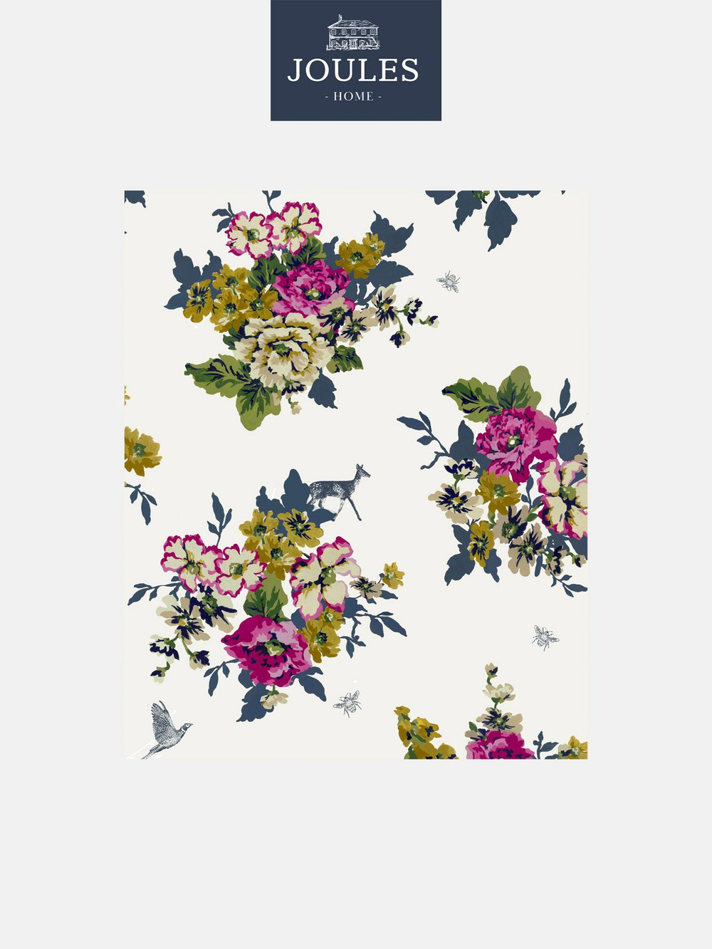 Joules Floral Creme Wallpaper