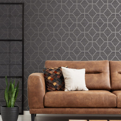 asscher geo grey wallpaper