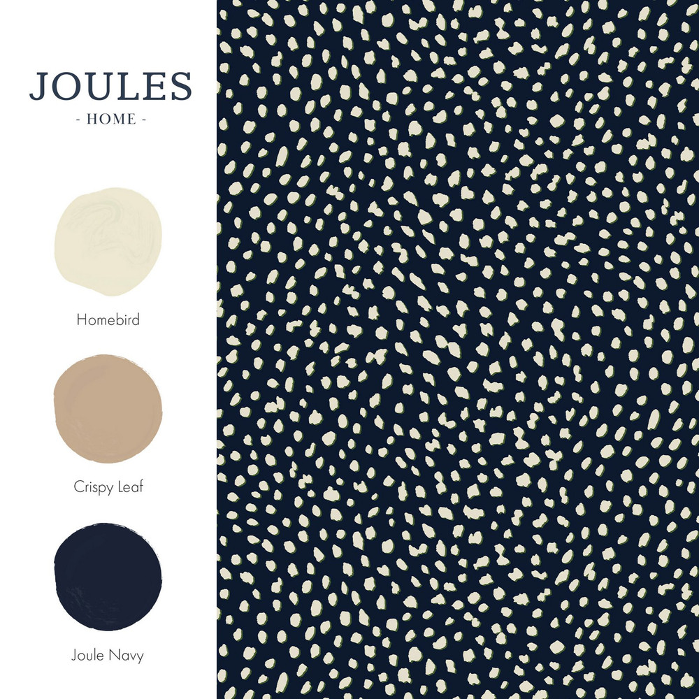Joules Guinea Spot French Navy Wallpaper