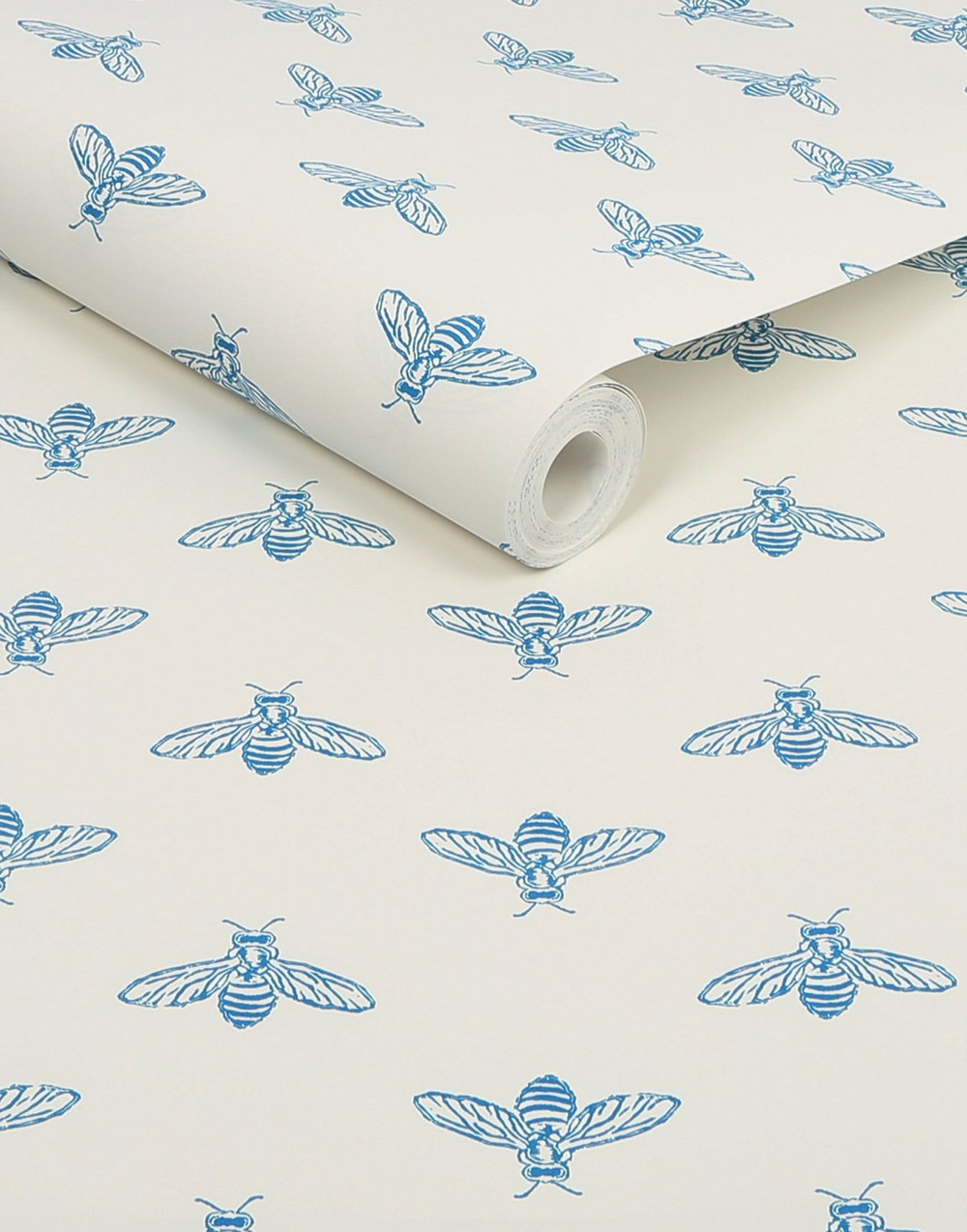 Joules Block Print Bee Blue Haze Wallpaper - 118545_ROLLSHOT_01.jpg