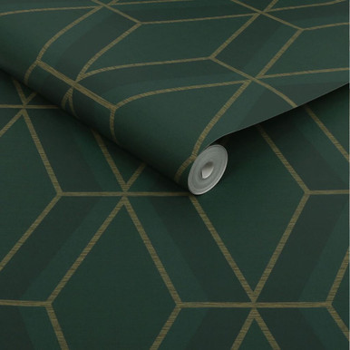 next optical triangle green wallpaper