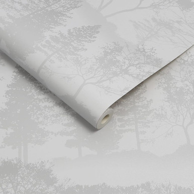 Misty Morning Grey Wallpaper