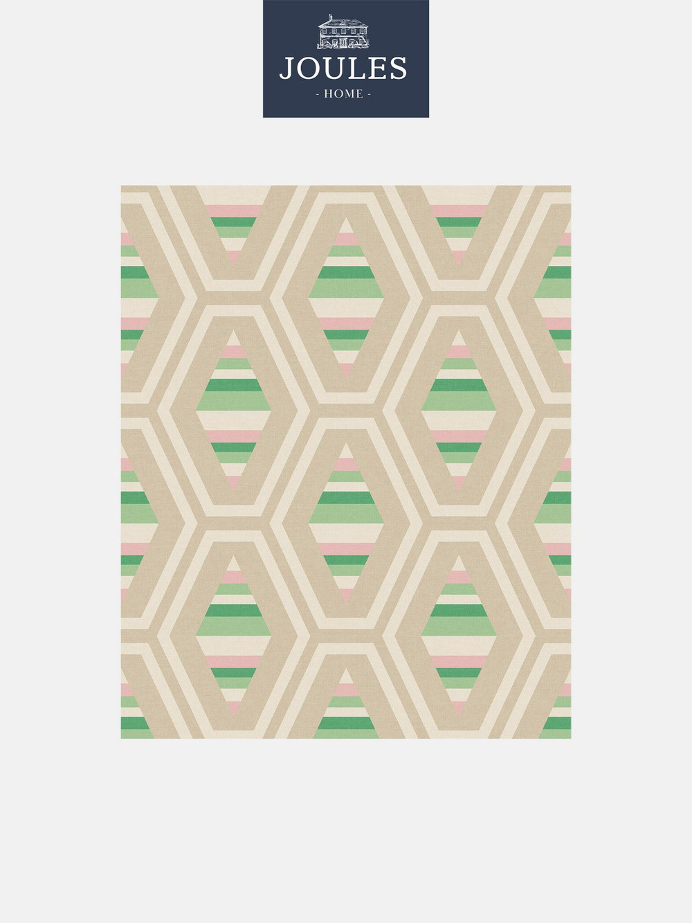 Joules Hallaton Kilim Garden Greens Wallpaper