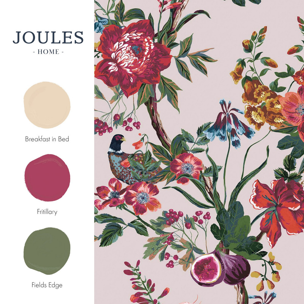 Joules Forest Chinoiserie Antique Creme Wallpaper
