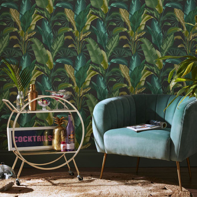 leaf it out midnight wallpaper