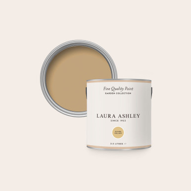 Laura Ashley Ochre Yellow Paint - 122841_TIN_2.5L OCHRE YELLOW MATT EMULSION PAINT_01.jpg