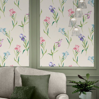 Laura Ashley Hawling Irises Soft Natural Wallpaper - 127400_ROOMSET_HAWLING IRISES SOFT NATURAL_01.jpg