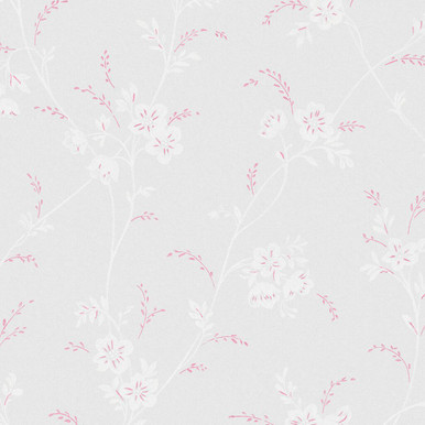 laura ashley eva floral sugared grey wallpaper